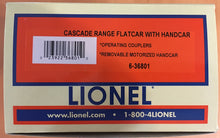 Lionel Cascade Range Flatcar w/Handcar
