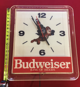 Budweiser Bud Man Clock