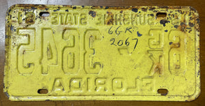 1961 Florida license plate