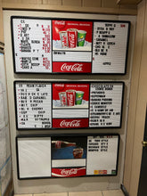 Coke 4’ letter board