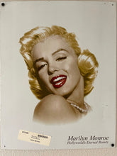 Metal stamped art sign Marilyn Monroe