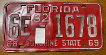 1968 Florida license plate